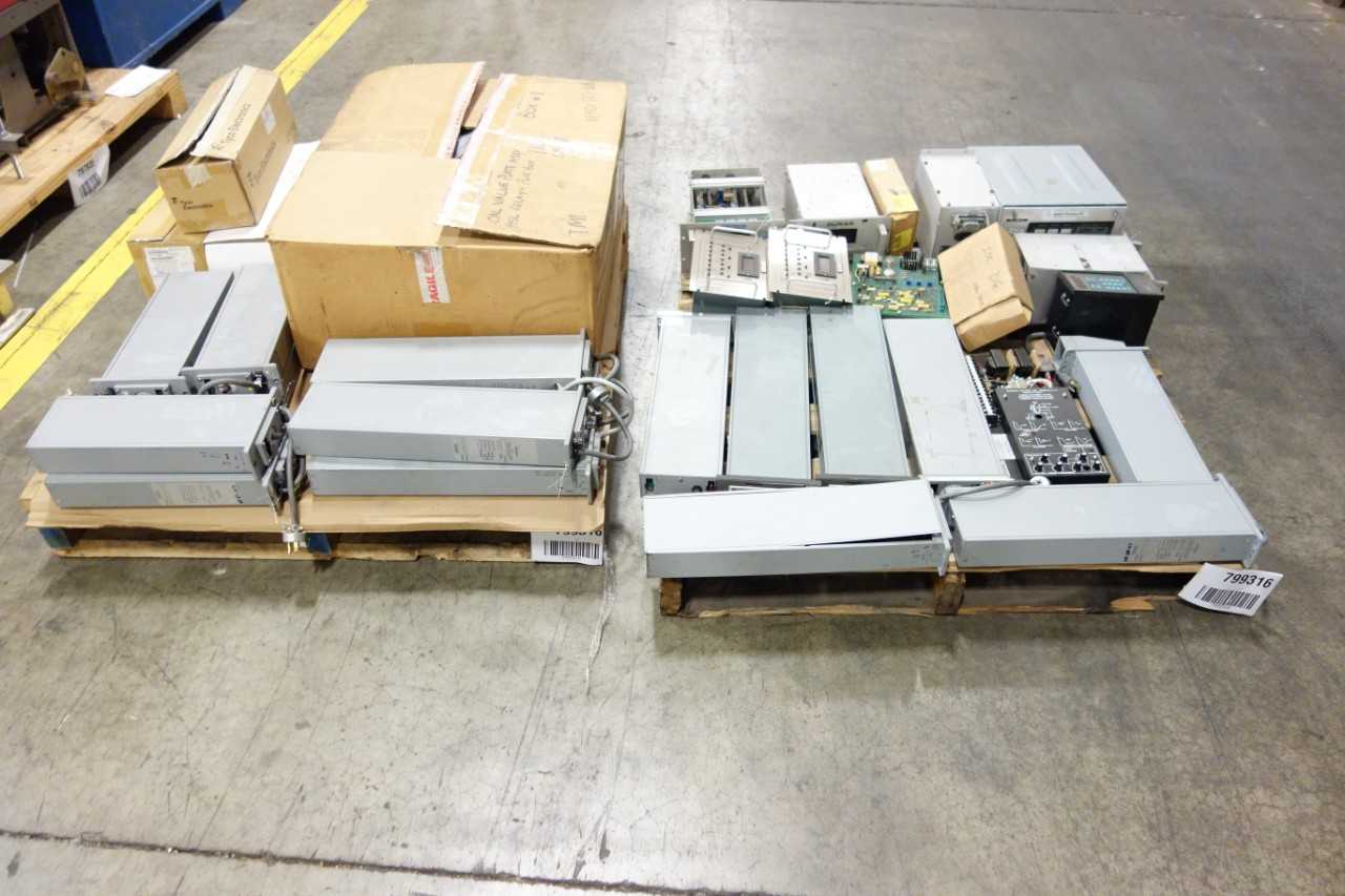 2 PALLETS OF ASSORTED ELECTRICAL - ELECTRICAL COMPONENTS