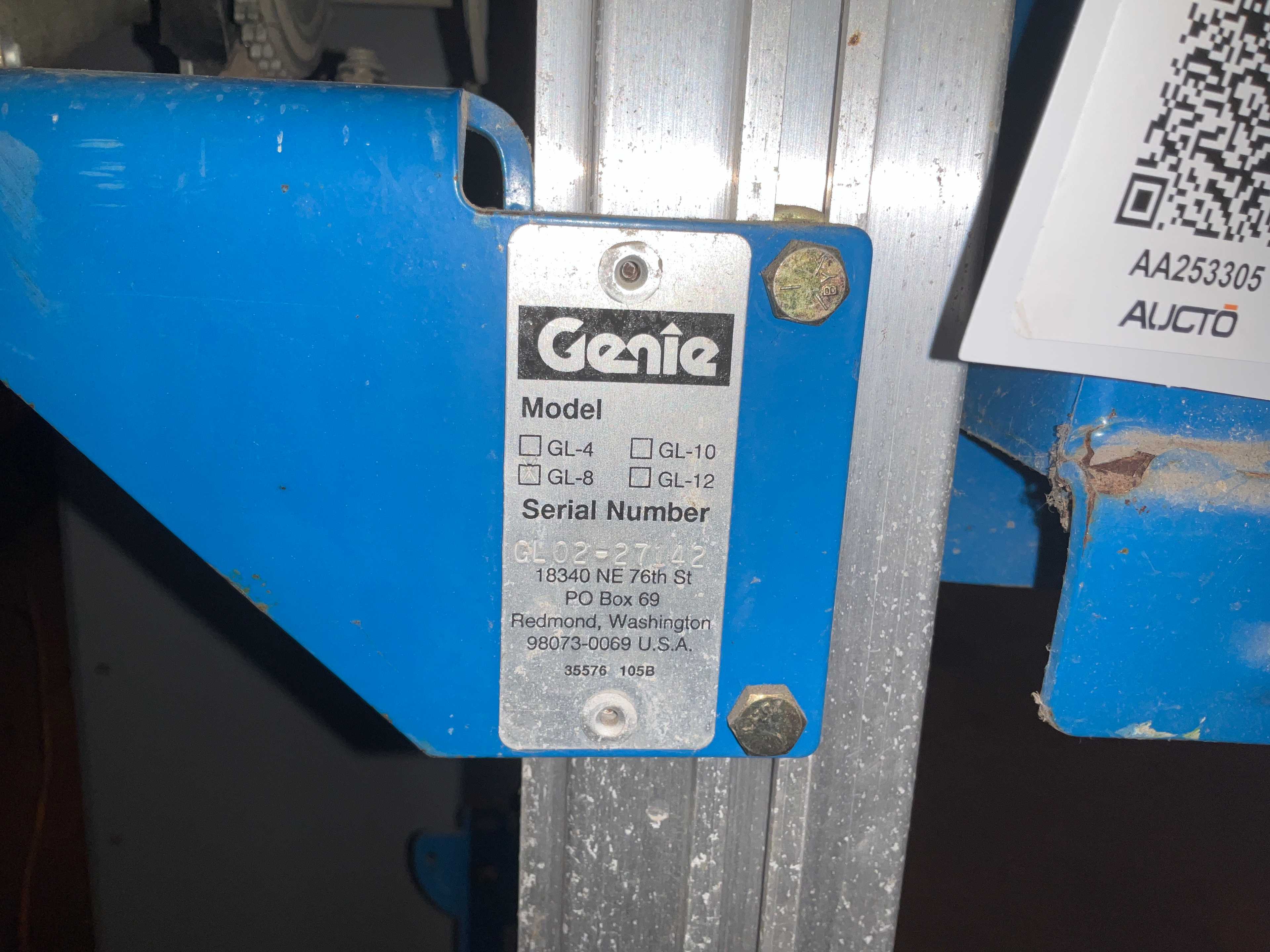 GENIE GL-8 MANUAL FORK-OVER STACKER