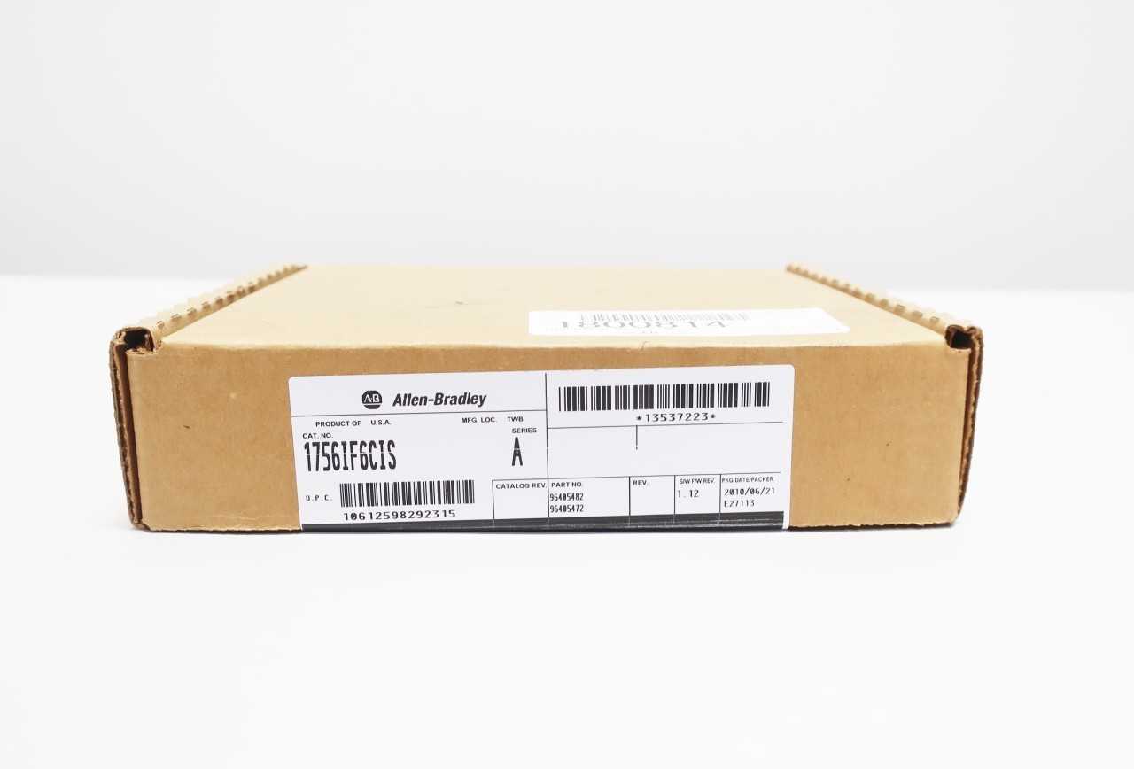 ALLEN BRADLEY 1756-IF6CIS CONTROLLOGIX SER A ANALOG INPUT MODULE - AUTOMATION & CONTROLS