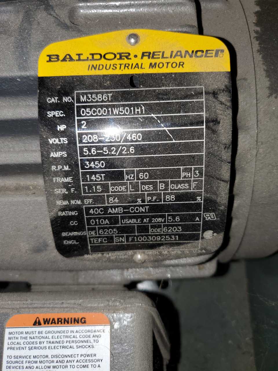 New York Blower 1406A2 Pressure Blower - CENTRIFUGAL BLOWER