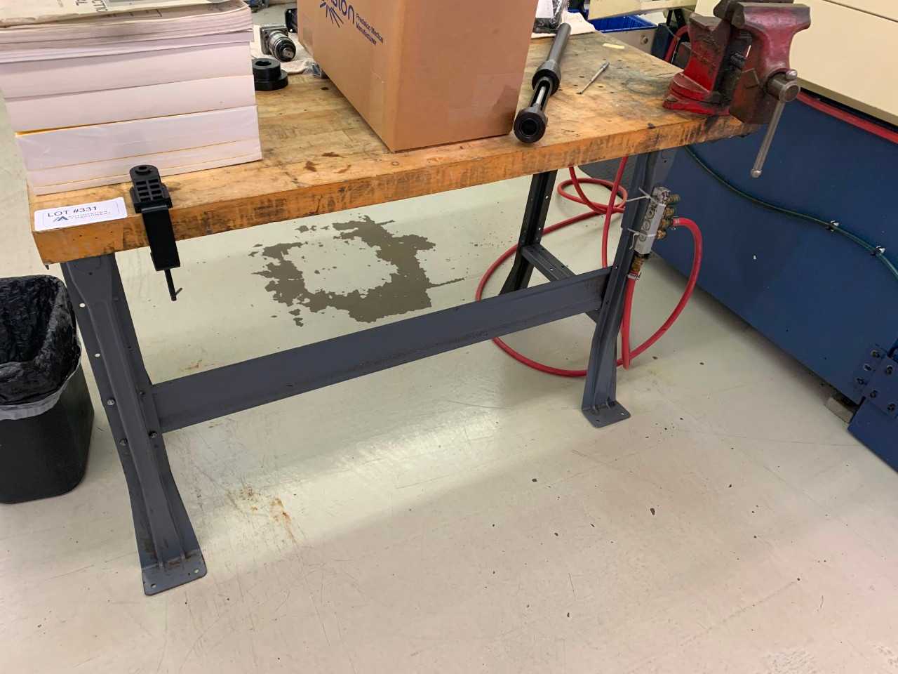 Work Bench W/ Vise - PLANT & FACILITY