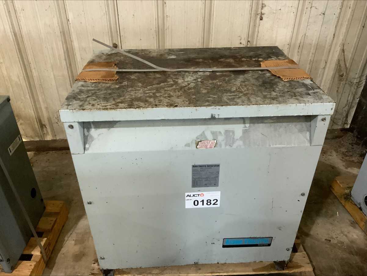 Acme Electric Pad Mounted Transformer - CONTROL TRANSFORMERS