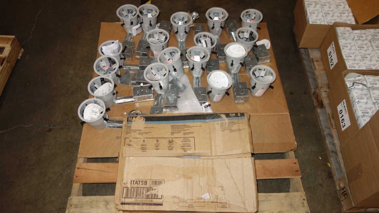 1 PALLET OF EATON E4RTATSB 4IN DOWNLIGHT HOUSINGS - CIRCUIT BREAKERS