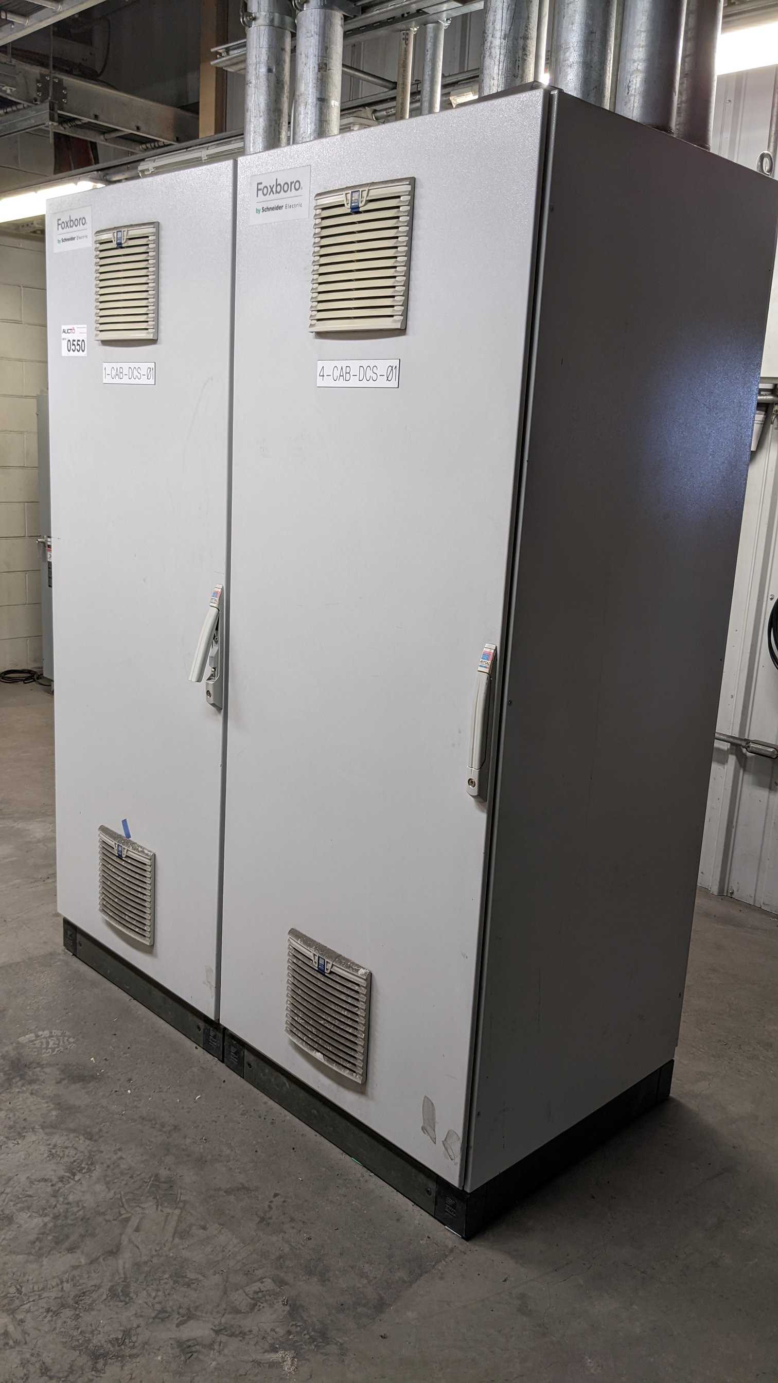 LOT OF 2 FOXBORO DCS CABINETS - AUTOMATION & CONTROLS