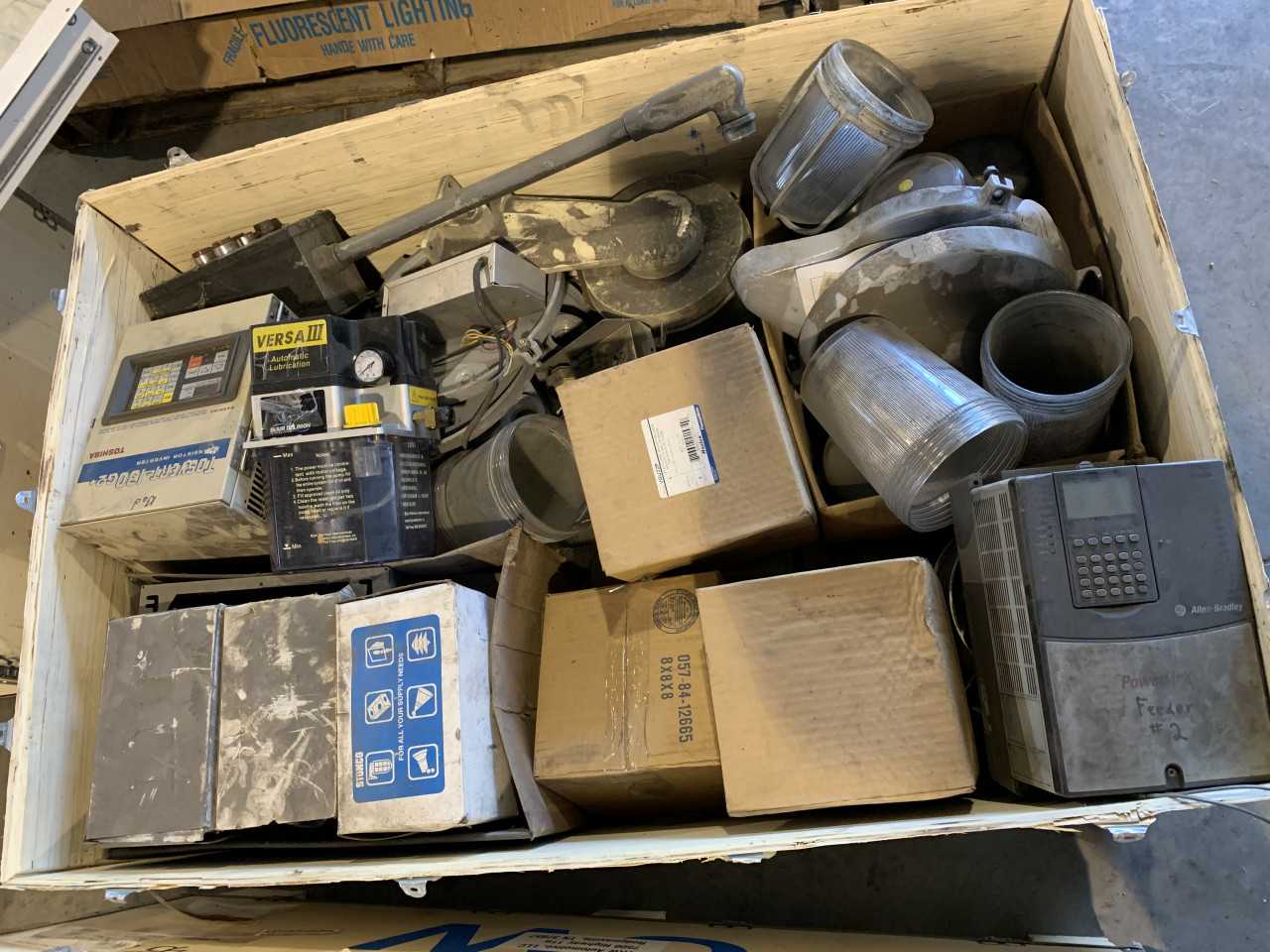 CRATE OF MISC ELECTRICAL AUTOMATION EQUIPMENT ETC - MISCELLANEOUS