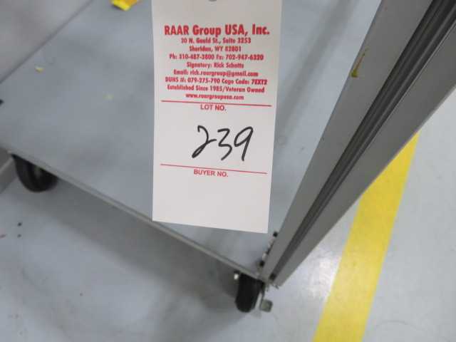 Aluminum Parts Table on Wheels - MISCELLANEOUS