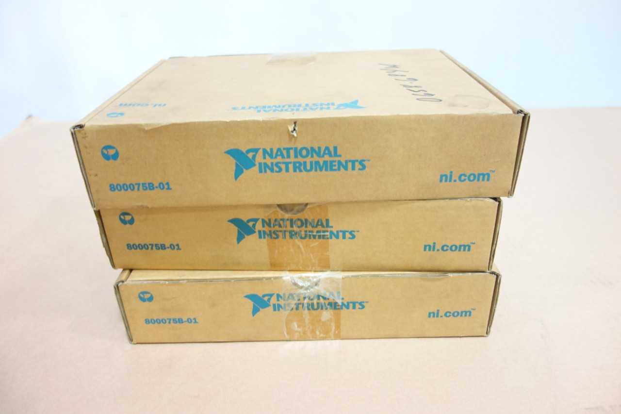 LOT OF 3 NATIONAL INSTRUMENTS RELAY MODULES - ELECTRICAL COMPONENTS