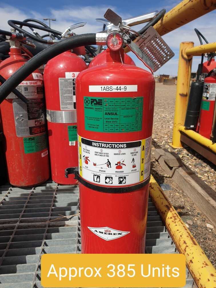 Fire extinguisher, Class A,B,C (1 lot of 10 each) - SAFETY EQUIPMENT Fire extinguisher, Class A,B,C (1 lot of 10 each) - SAFETY EQUIPMENT