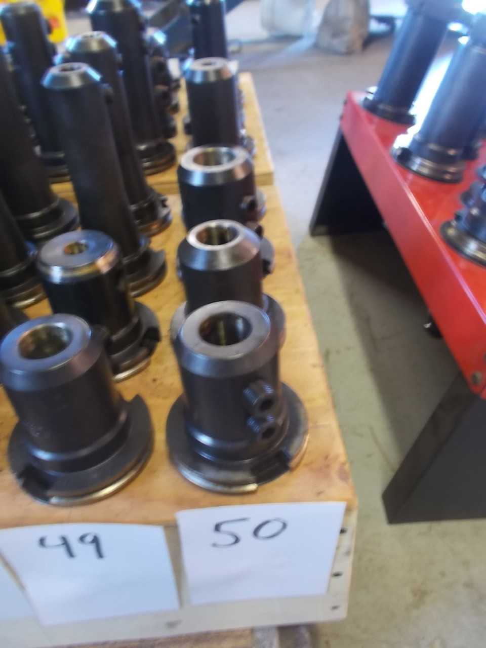4 Valenite Cat 50 End Mill Holders Assorted - MACHINING ACCESSORIES & TOOLING