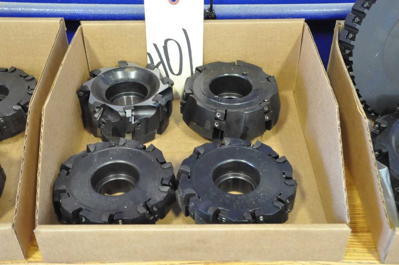 Lot-(4) Insert Type Face Cutters in (1) Box - ELECTRIC POWER TOOLS
