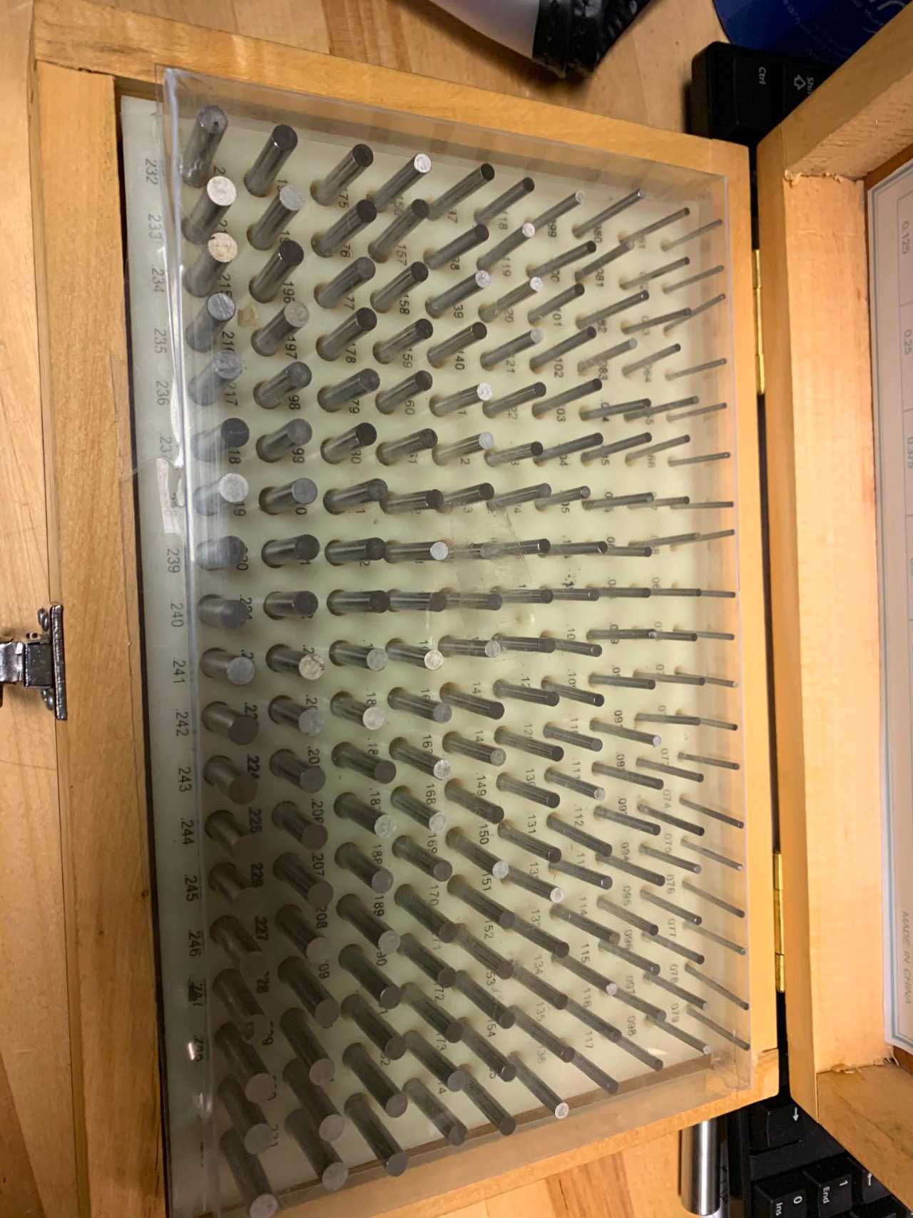 Pin Gauge Set - INSTRUMENTATION
