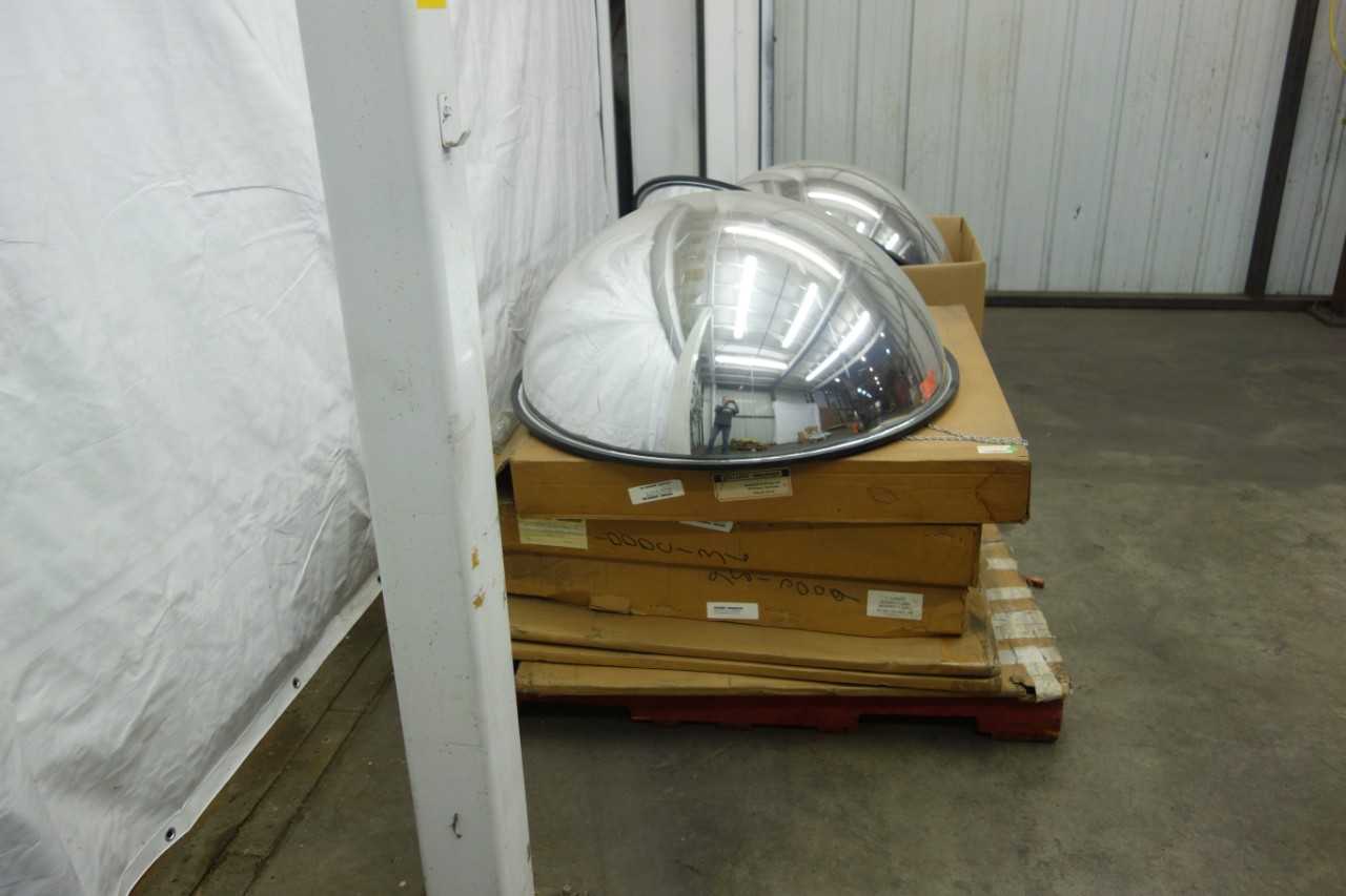 2 PALLETS OF CONVEX SAFETY MIRRORS - SAFETY EQUIPMENT