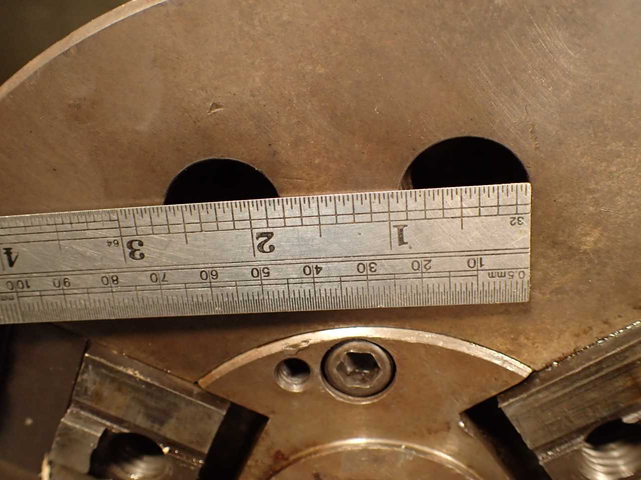 10" CNC Power Lathe Chuck: Standard Tongue & Groove Top Jaws A2-8 Back - HOLEMAKING TOOLS