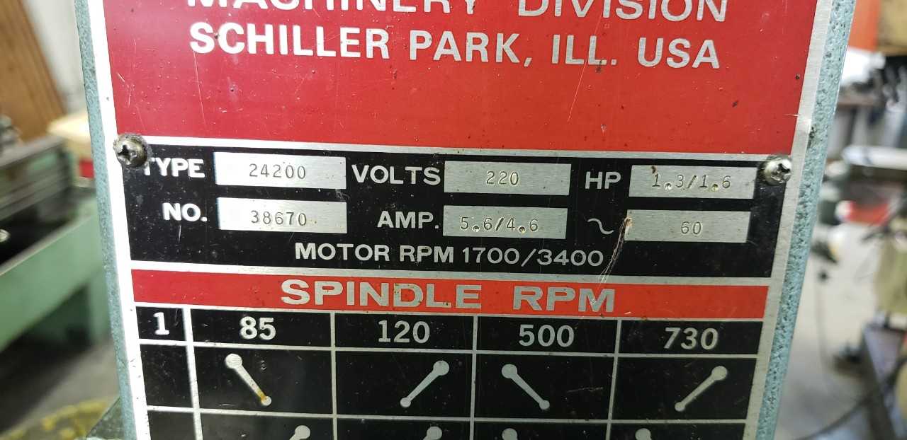 Wilton 24200 Geared Head Drill Press - UPRIGHT DRILL PRESSES