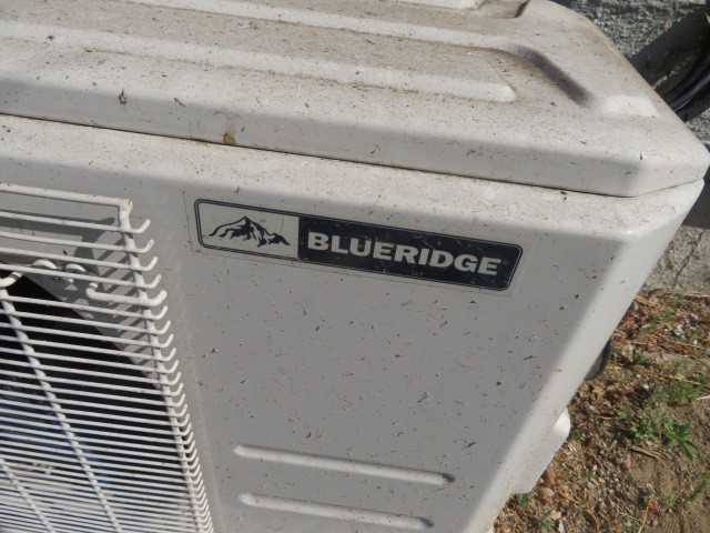 Blueridge Split Heat Pump - MISCELLANEOUS