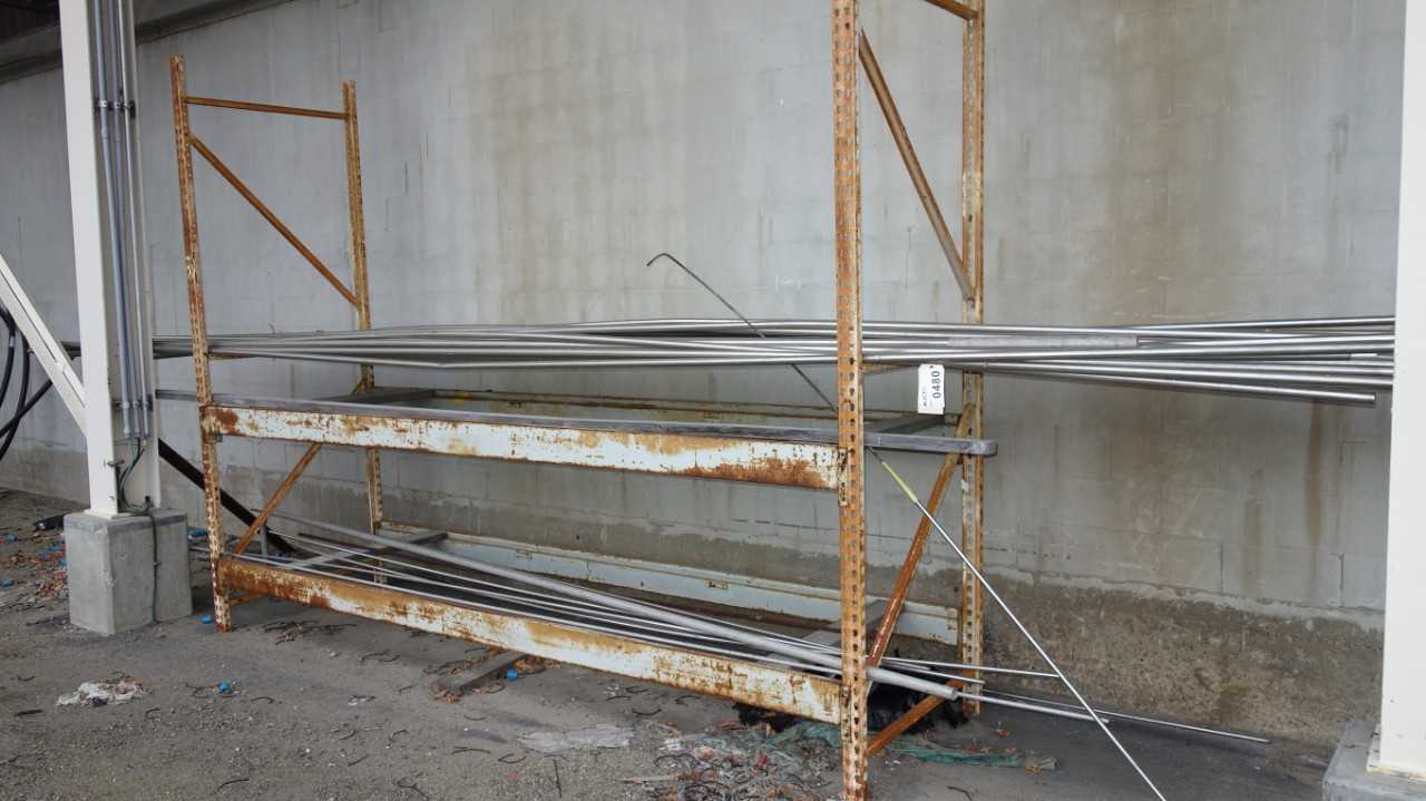 STAINLESS PIPE - Rack not included - PALLET RACKING