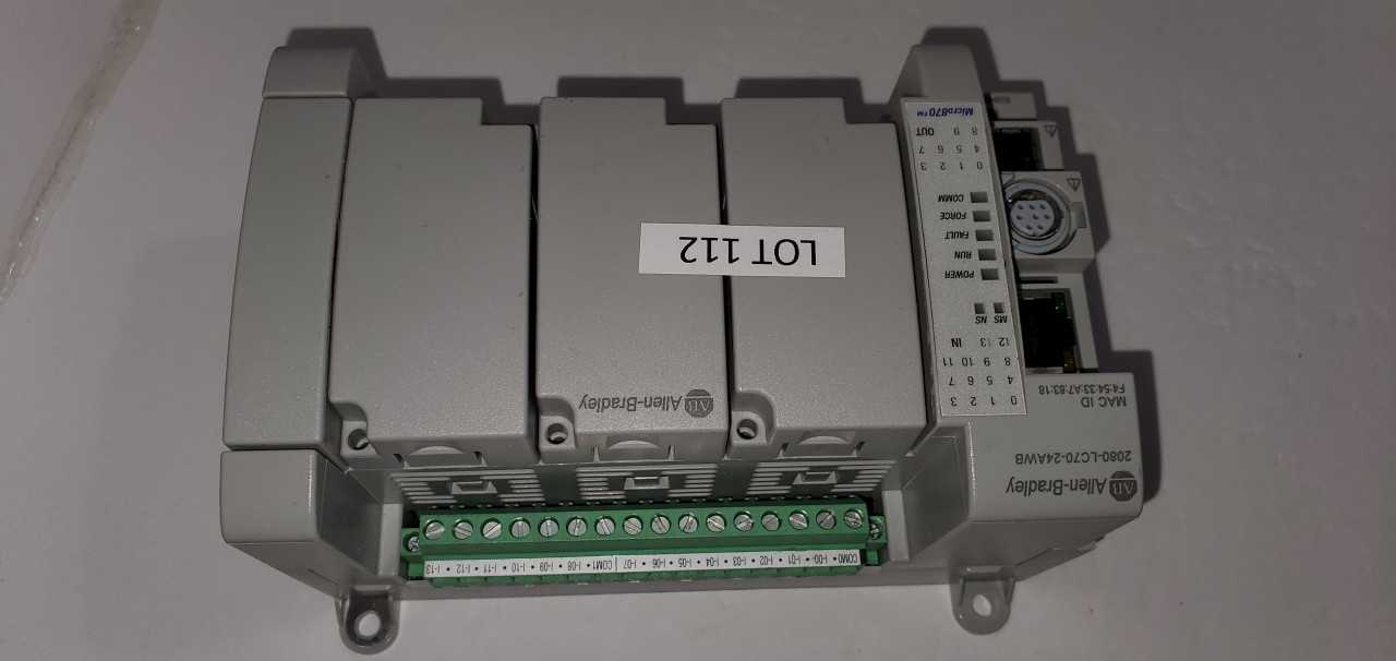 Allen Bradley Micro 870 2080-LC70-24AWB PLC - AUTOMATION & CONTROLS