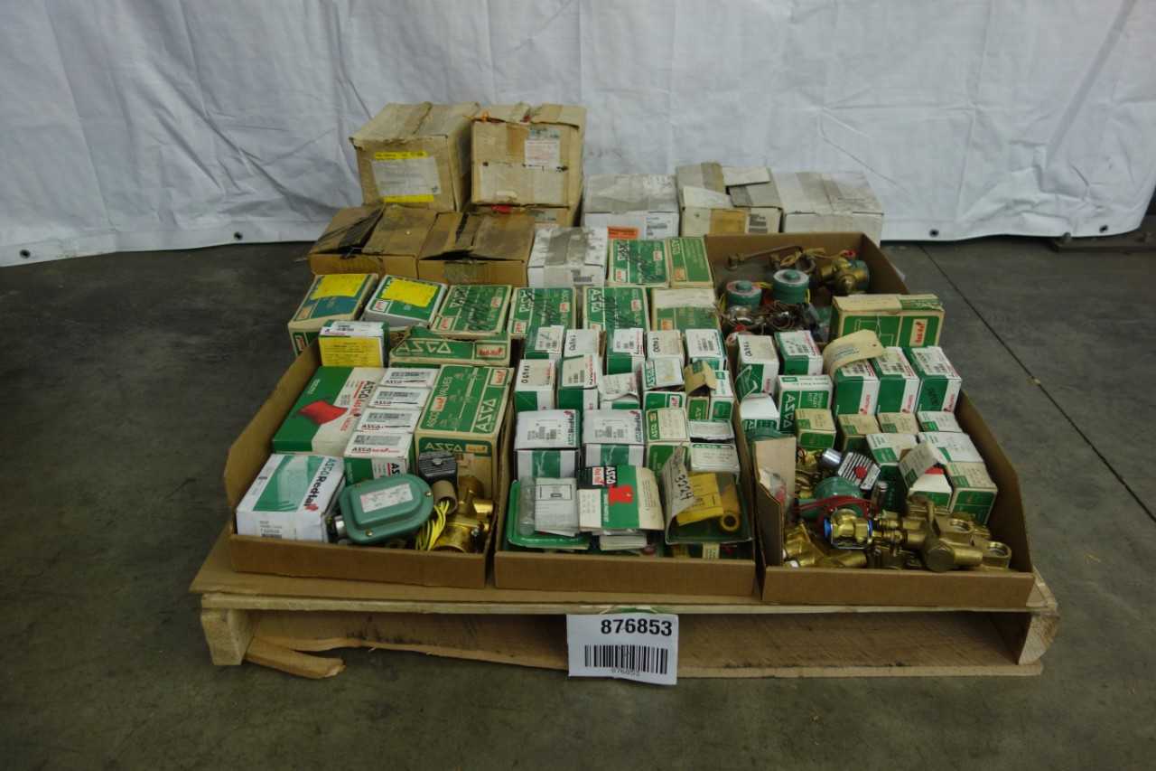 PALLET OF ASSORTED ASCO SOLENOID VALVES AND SPARE PART KITS - SOLENOID VALVE
