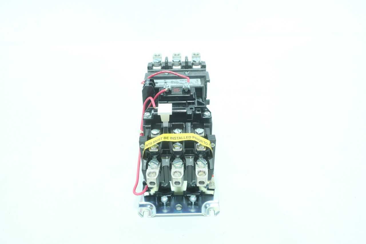 ALLEN BRADLEY 509-COD 115-120V-AC 25HP SIZE 2 STARTER - MOTOR STARTERS
