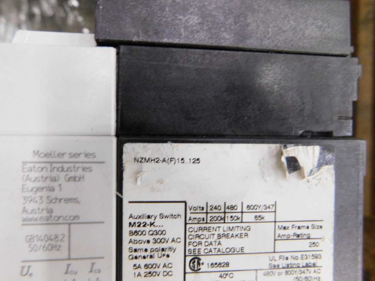 Lot of 15 Various Broken Molded Case Circuit Breakers, 1 ePDU, and 2 Main Breakers - CIRCUIT BREAKERS