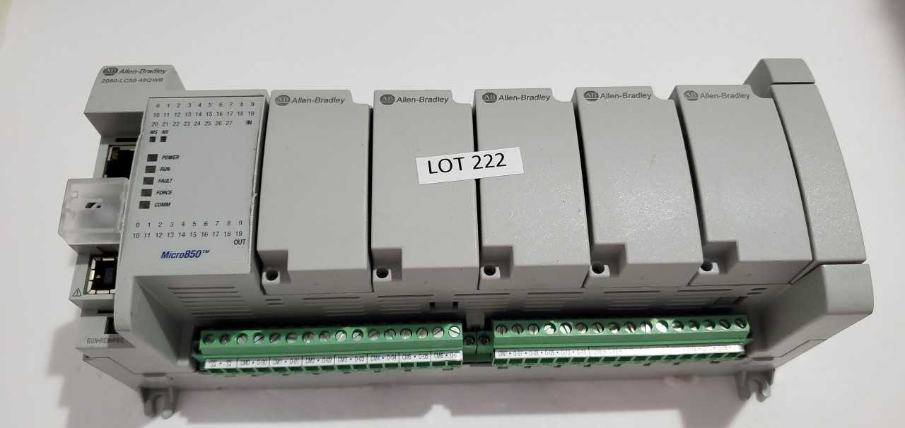 Allen Bradley Micro 850 2080-LC50-48QWB PLC - AUTOMATION & CONTROLS