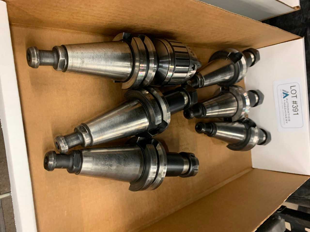 (6) CAT 40 Toolholders - ELECTRIC POWER TOOLS