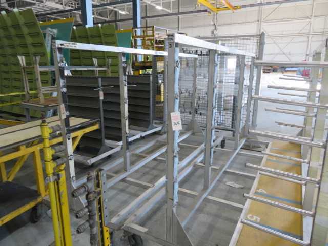Aluminum Parts Storage Racks on Wheels - MISCELLANEOUS