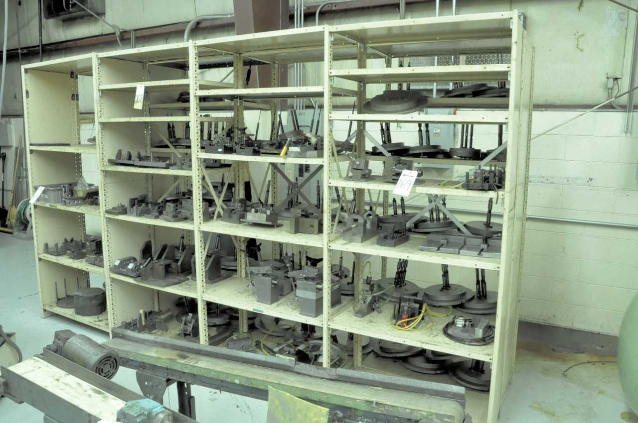 Lot-(8) Sections of Shelving 84"H X 36"W X 18"D, (Contents Not - SHELVING