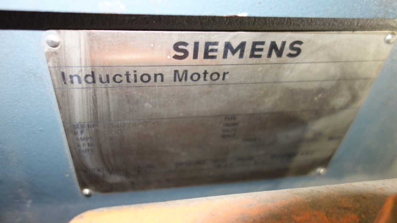 SIEMENS TYPE CG 350HP MOTOR 2300V 588Z 887RPM - ELECTRIC MOTORS