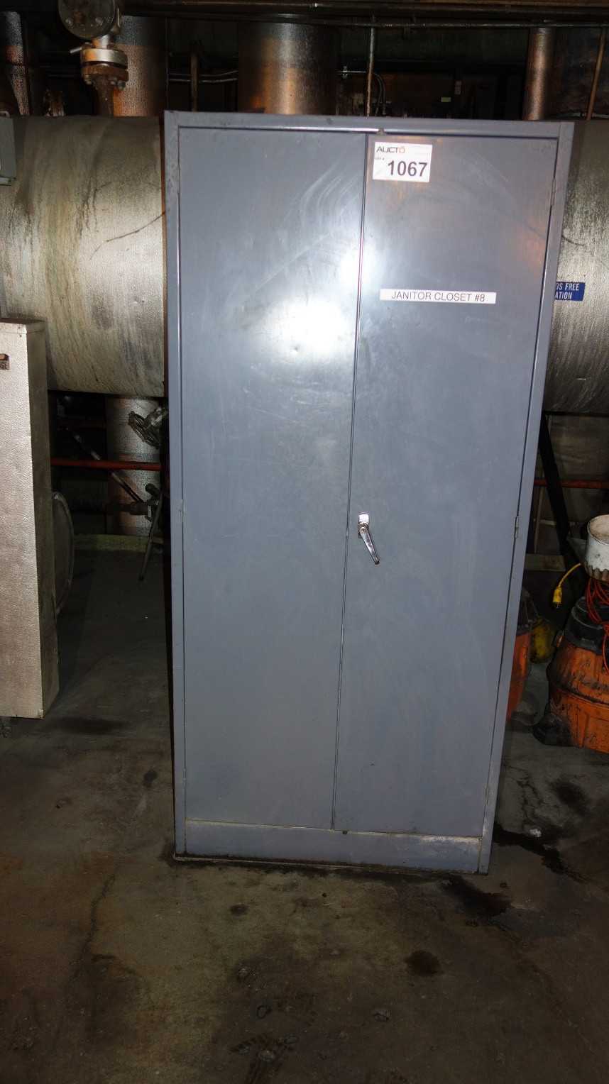 4-SHELF 2-DOOR STEEL CABINET - TOOL STORAGE