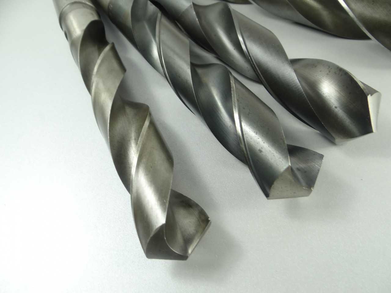 Lot of 4 HSS 5MT Extra Length Taper Shank Drills - MACHINING EQUIPMENT PARTS