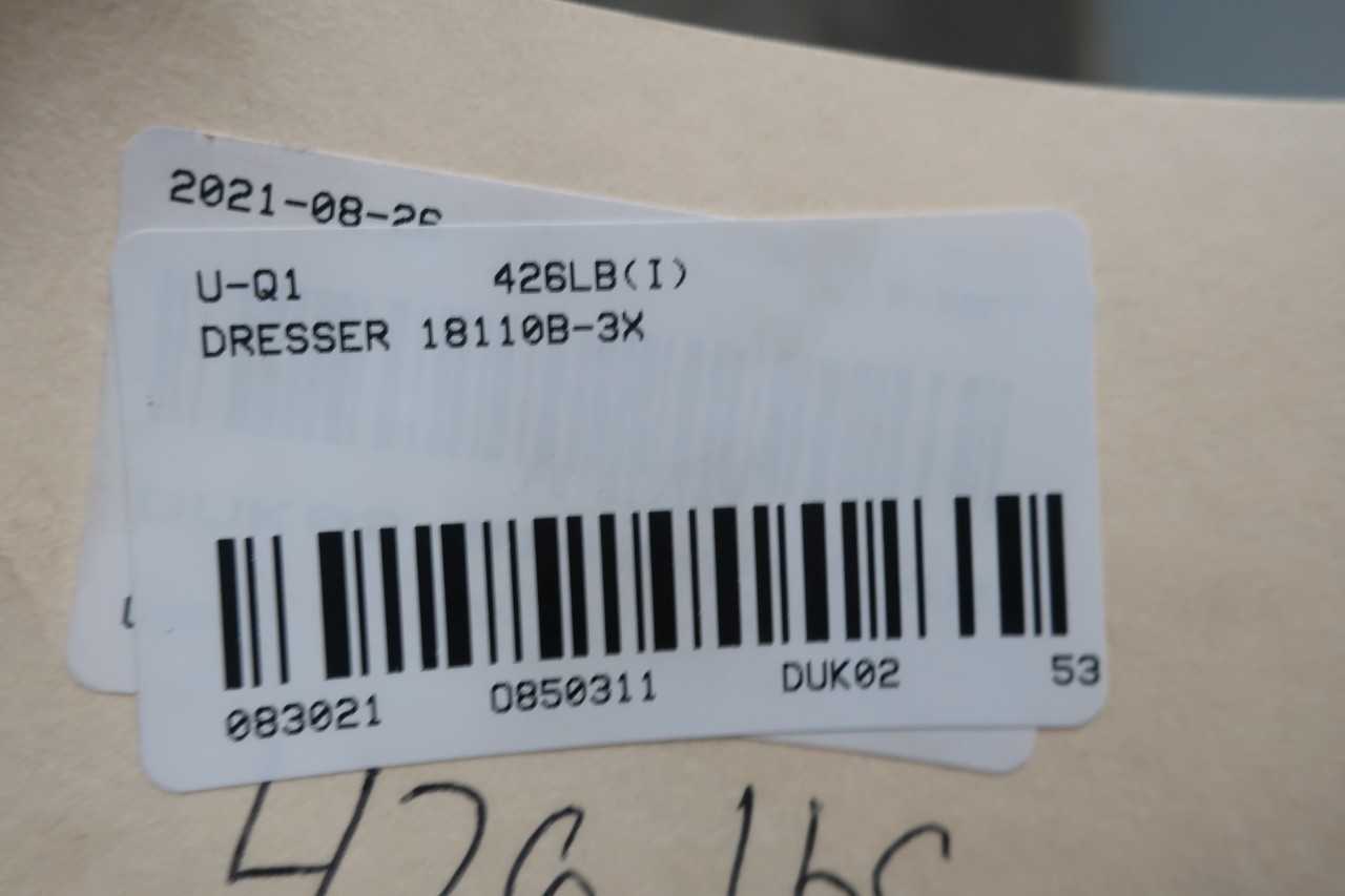 DRESSER 18110B-3X 71564LBS/HR 125PSI 6IN RELIEF VALVE - RELIEF VALVE