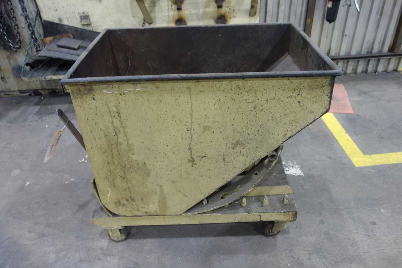 Steel Self-Dumping Industrial Hopper - WASTE BINS
