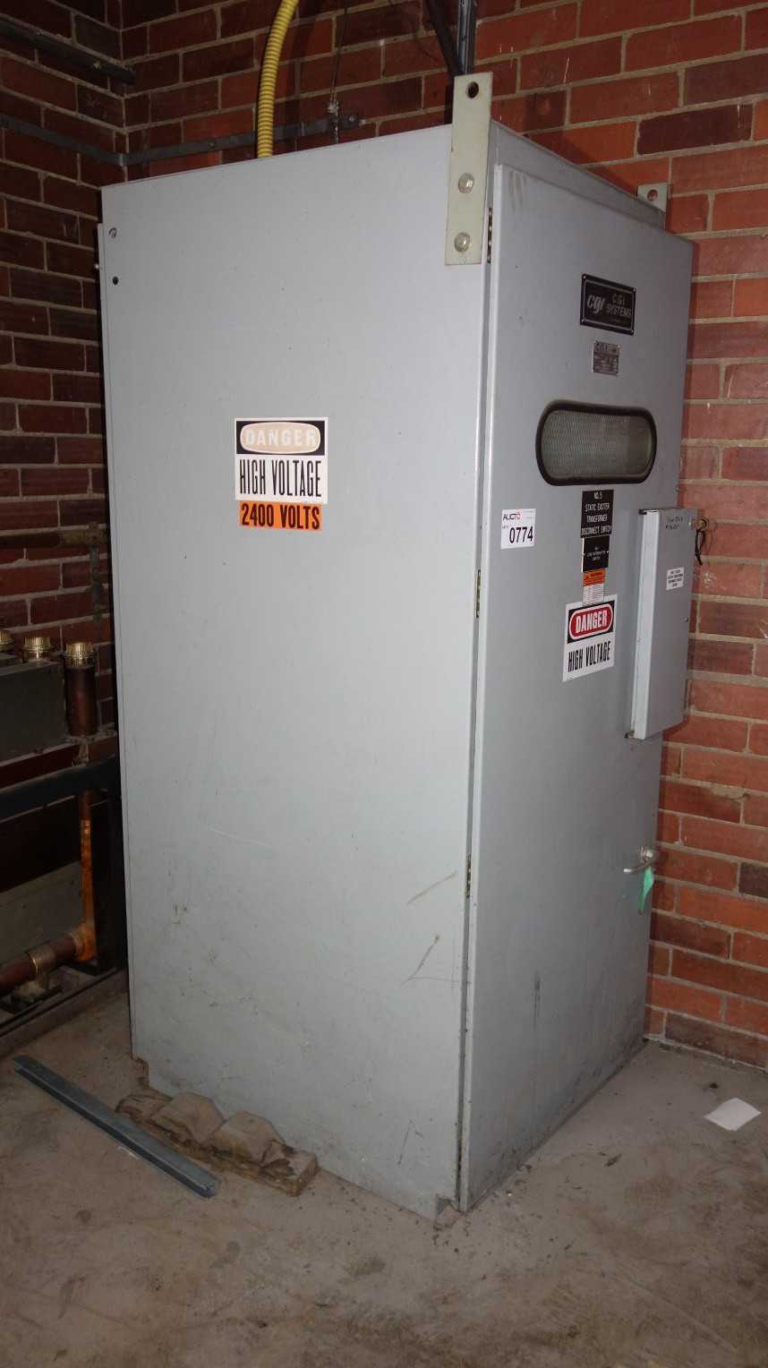 CGI 9078A40G16 5KV-AC 600A LOAD INTERRUPTER TRANSFER SWITCH - ELECTRICAL COMPONENTS
