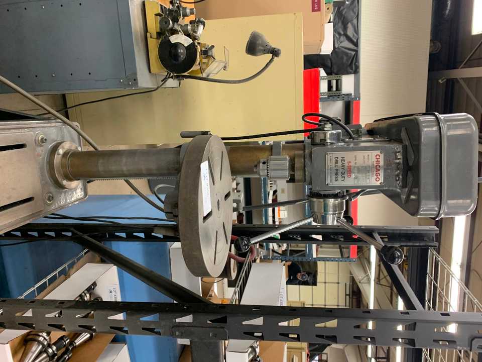 Chicago 5-Speed Heavy Duty Drill Press - UPRIGHT DRILL PRESSES
