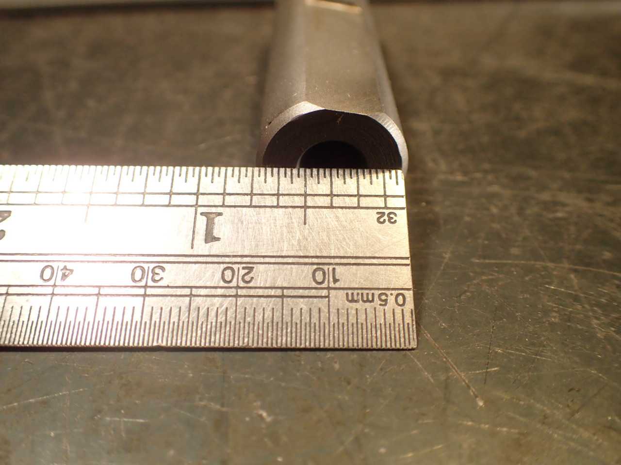 Hyper Tool .2755" (7mm) x 18" OAL Coolant Fed Deep Hole Gun Drill Carbide Tipped - MACHINE TOOLING