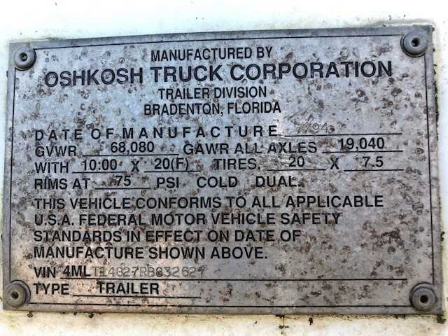 40' Oshkosh Trailer 7 - TRAILERS