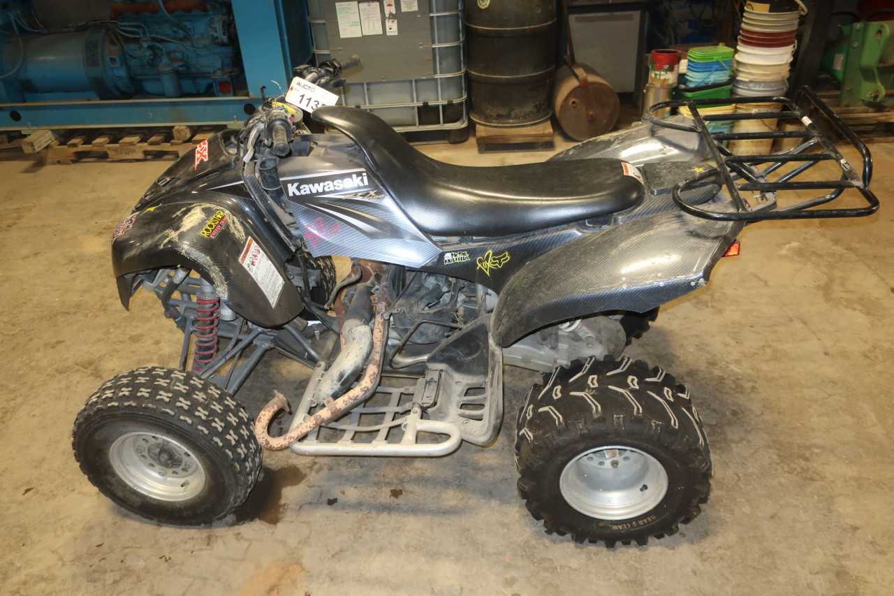 KAWASAKI KFX 700 SPORT STYLE ALL TERRAIN VEHICLE ATV (UNMAINTAINED) - ELECTRIC POWER TOOLS