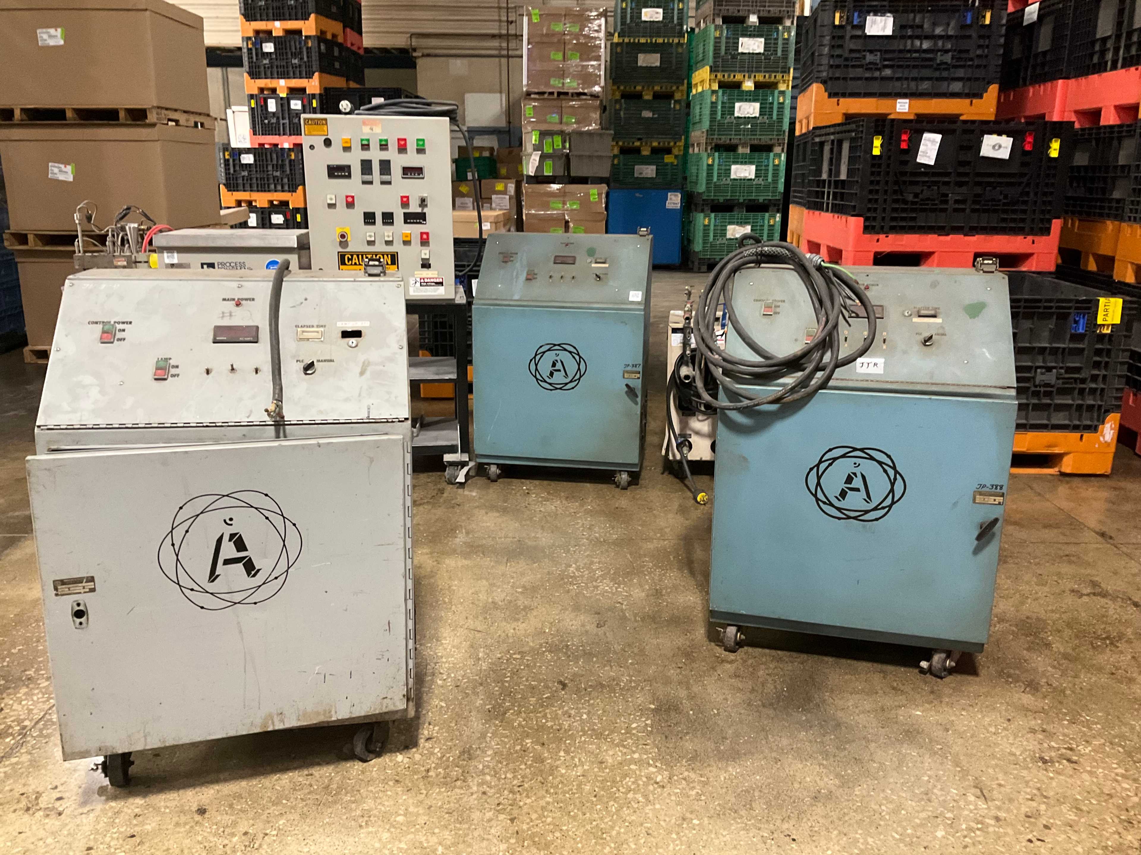 QTY 3- AMERICAN ULTRAVIOLET CO PS-48-4-SP UV CONTROL CABINET - CONTROL CABINETS