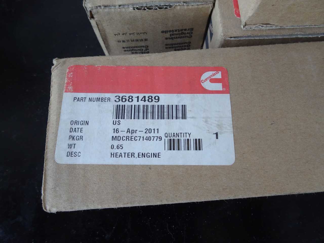 Lot of Cummins Heater Elements NEW in box - HVAC EQUIPMENT