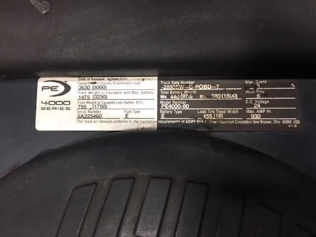 2005 Crown PE4000-80 double rider pallet jack, Lemoyne, PA - MANUAL PALLET JACKS