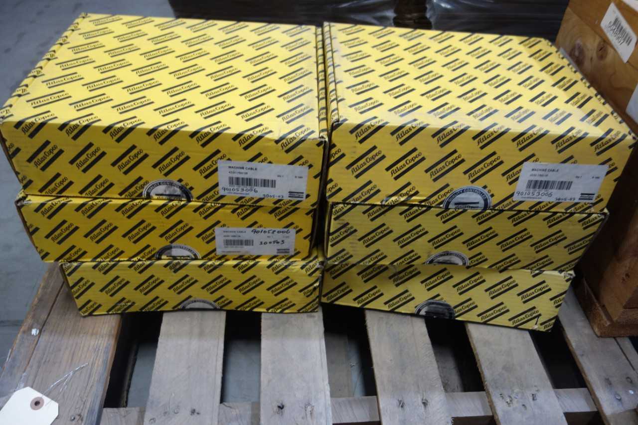 LOT OF 6 ATLAS COPCO CORDSET CABLES - ELECTRIC POWER TOOLS