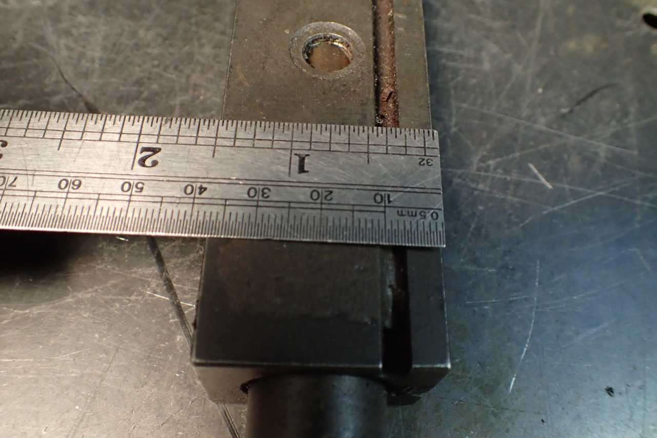 Impero SIE-T8 7/8" Graduated Boring Bar w/ 1" x 1-1/2" Clamping Block - MACHINING ACCESSORIES & TOOLING
