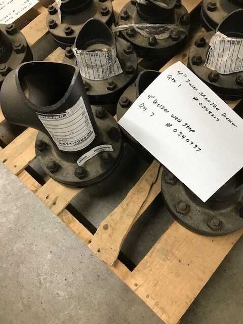 Bulk Lot of Assorted Valves & Line Tape, Dresser Weld Stops - INDUSTRIAL PARTS