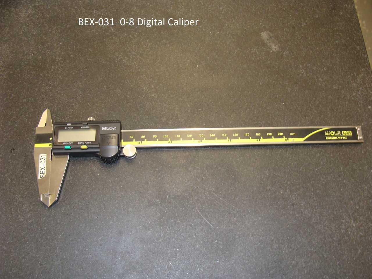 Mitutoyo 0-8 Digital Caliper - ELECTRIC POWER TOOLS