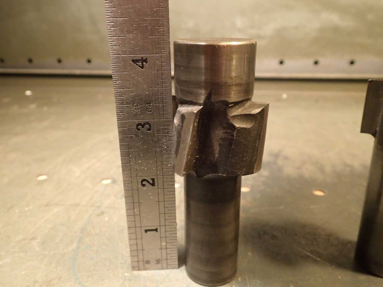 5 Piece Lot HSS Piloted Counterbores: 1" Shank 1-3/4" 1-1/2" 1-3/8" 1-1/4", Used - HOLEMAKING TOOLS