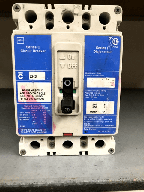 Cutler Hammer Breaker - CIRCUIT BREAKERS