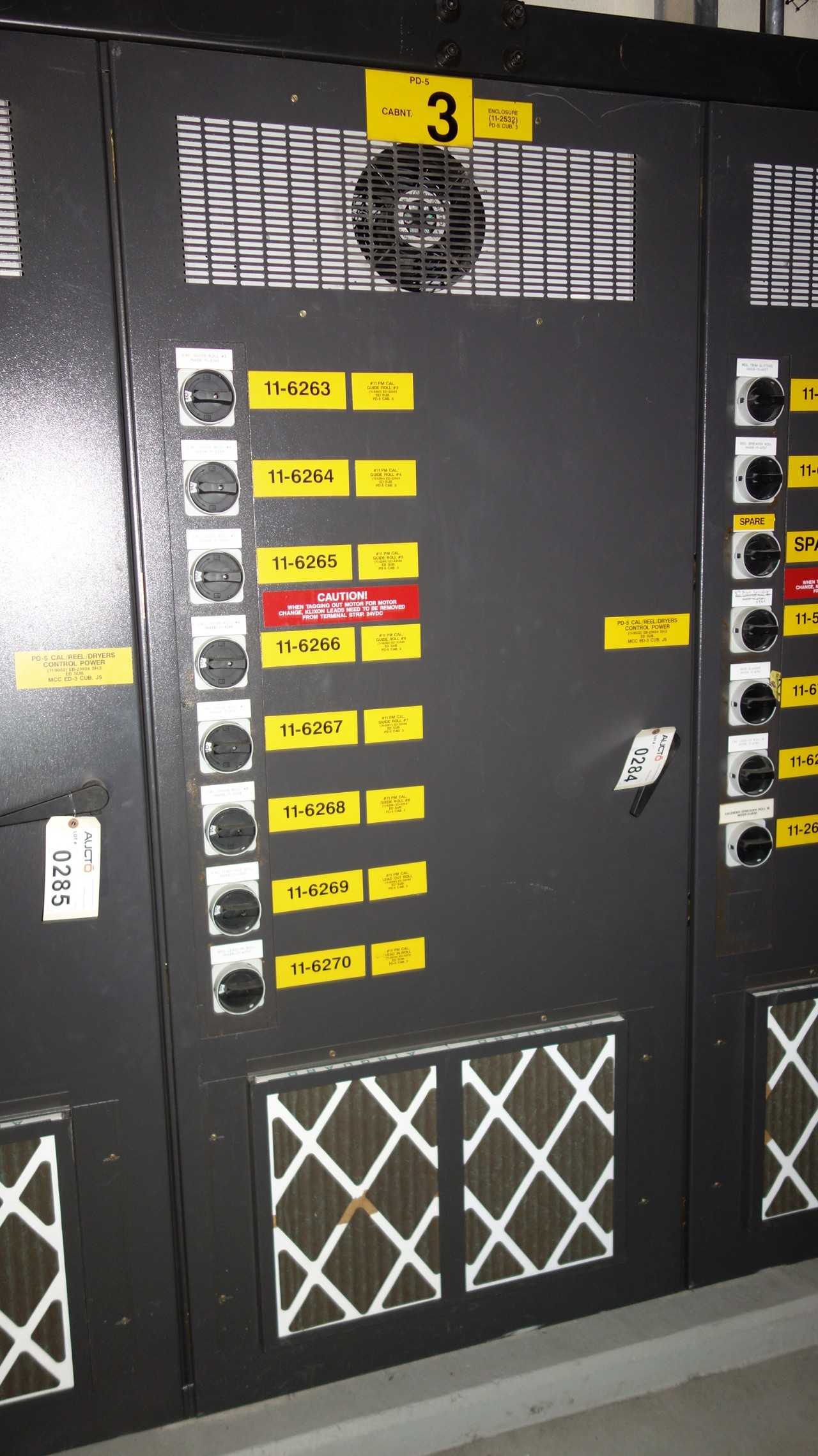 GE INNOVATION SERIES 3VVRJ607CI040 LV AC DRIVE CABINET - MOTOR DRIVES