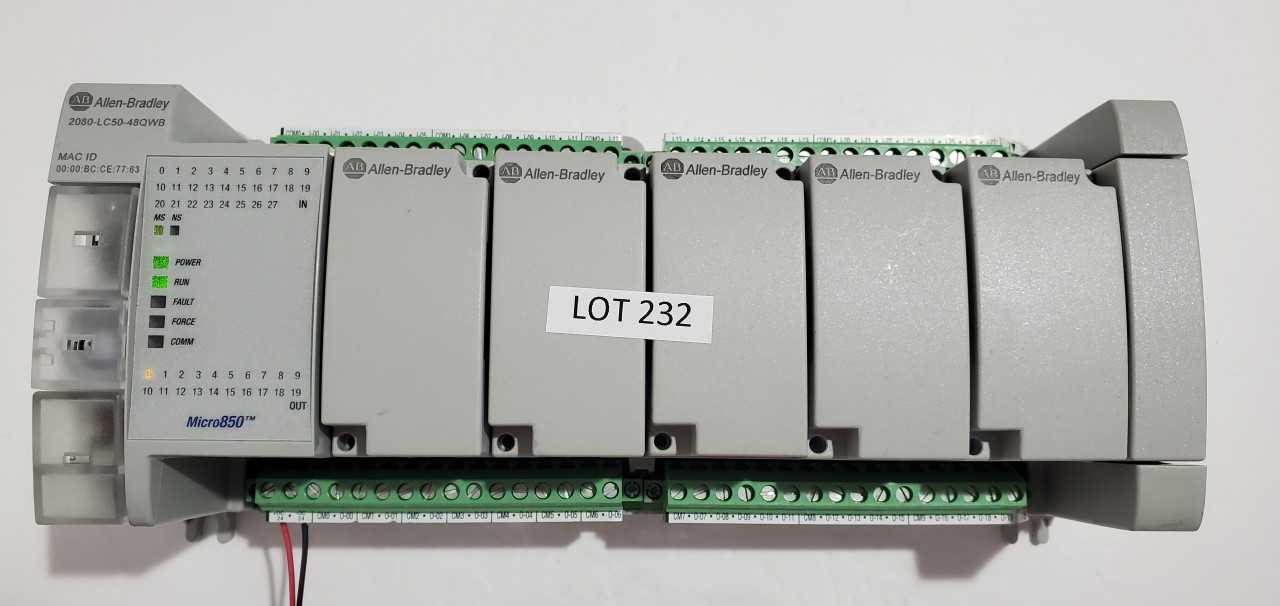 Allen Bradley Micro 850 2080-LC50-48QWB PLC - AUTOMATION & CONTROLS Allen Bradley Micro 850 2080-LC50-48QWB PLC - AUTOMATION & CONTROLS