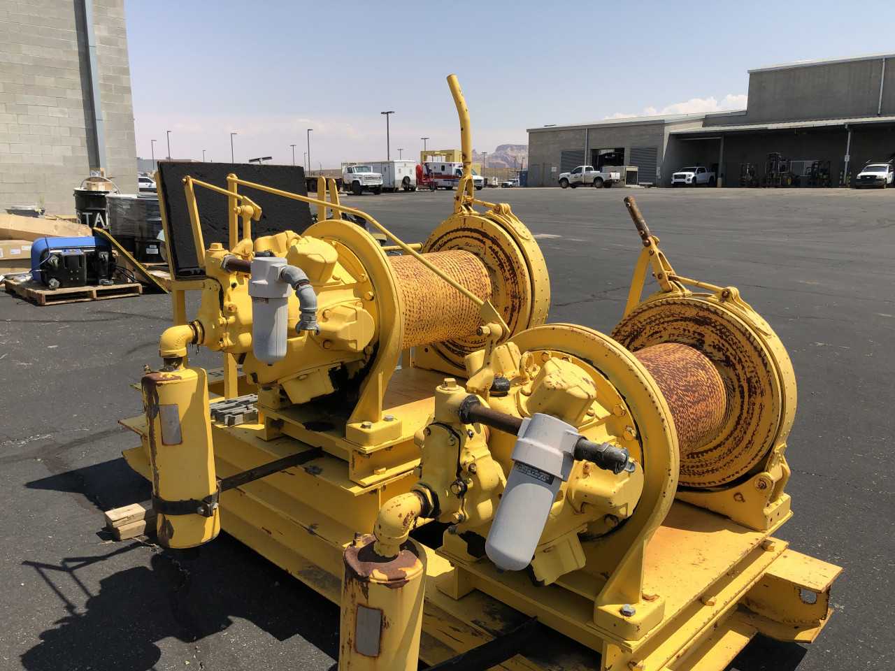 Ingersoll-Rand Air Tugger; 10,000 lb.; 2 Tuggers per skid - PLANT & FACILITY